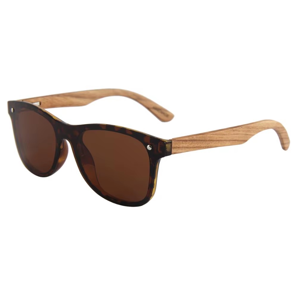 Detail of Morwaves tortoise sunglasses